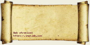 Natalija Mijalković vizit kartica